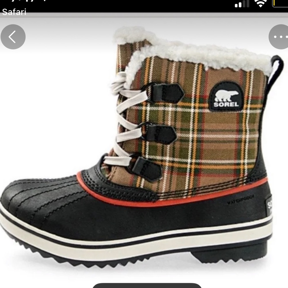 Sorel Hawk & Gypsy Tivoli Plaid Boot